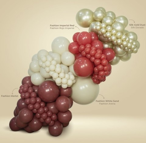 Balony lateksowe Sempertex, Silk Gold Dust, 30cm, 50szt.