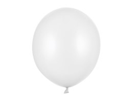 Balony lateksowe Strong, Białe, Metallic Pure White, 43cm, 25 szt.