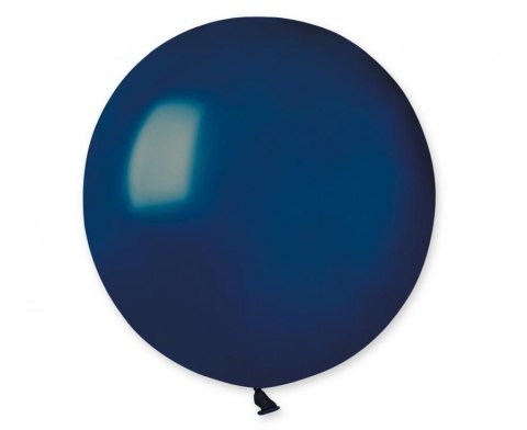 Duże Balony Pastelowe Gemar 19" Granatowe Navy 48cm, 25 szt.