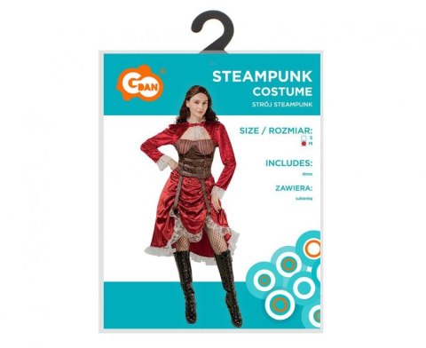 Elegancka Sukienka Steampunk dla Dorosłych - Rozmiar M