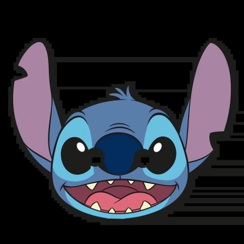 Maski papierowe, Stitch i Angel, Disney, 6 szt.