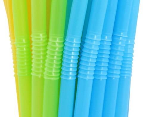 Rurki łamane słomki wielokrotnego użytku, 5mm, 210mm, 500szt.