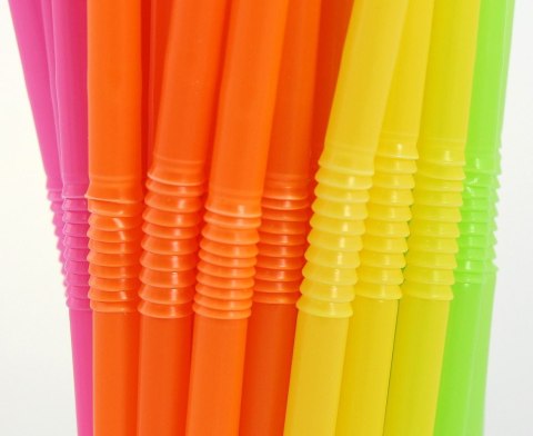 Rurki łamane słomki wielokrotnego użytku, 5mm, 210mm, 500szt.