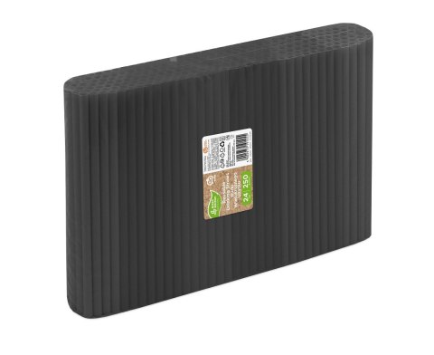 Rurki wielokrotnego użytku, czarne jumbo, 9mm, 240mm, 250szt.