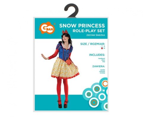 Strój Królewna Śnieżka Damski Rozmiar M - Kostium na Imprezę, Karnawał, dla Animatorki