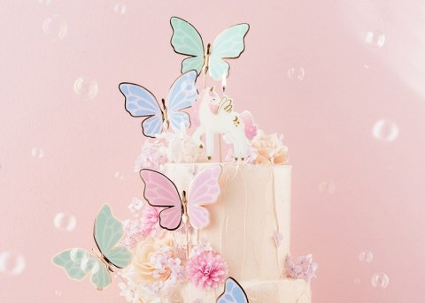 Świeczka Urodzinowa Jednorożec Mix Kolorów 9 cm