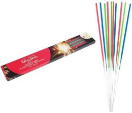 Zimne ognie - neonowe kolory, 25cm, 10szt