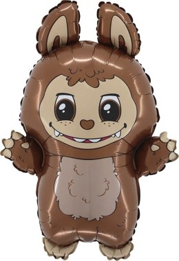 Balon foliowy Grabo Brązowy labubu Brown 61 cm