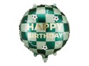 Balon foliowy Happy Birthday Piłki Zielony 35 cm