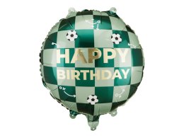 Balon foliowy Happy Birthday Piłki Zielony 35 cm
