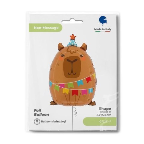 Balon foliowy Kapibara Party Capybara 58 cm