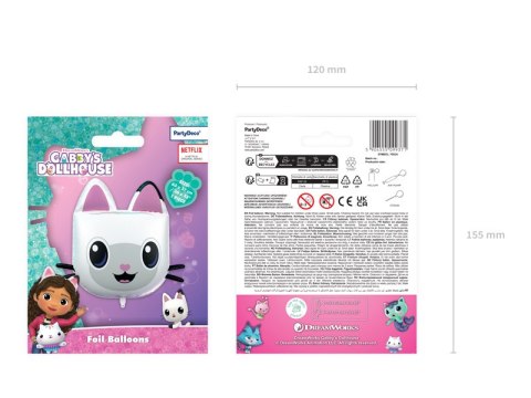 Balon foliowy Kiciuś Panduś Koci Domek Gabi 65 x 57 cm