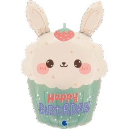 Balon foliowy Króliczek, Bunny Cupcake 61 cm