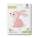 Balon foliowy Woodland Bunny Pink 68 cm