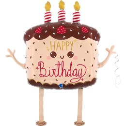 Balon foliowy chodzący Tort Urodzinowy Kawaii 69 cm