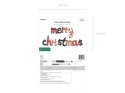 Balon foliowy napis Merry Christmas Mix 143x25 cm