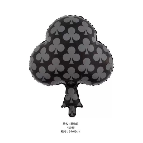 Balony Foliowe Karty Kasyno Zestaw 4 sztuki