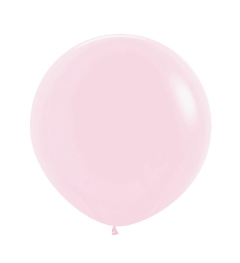 Balony lateksowe Sempertex, Pastel Matte Pink, 60cm, 1szt.