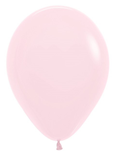 Balony lateksowe Sempertex, Pastel Matte Pink jasnoróżowy 30cm, 50szt.