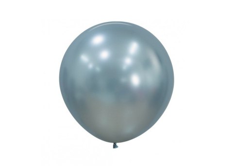 Balony lateksowe Sempertex, Silk Arctic Blue 60 cm, 3 szt.