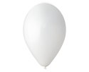 Balony lateksowe pastelowe, Gemar Białe White, 33cm, 50szt.
