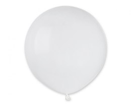 Balony lateksowe pastelowe Gemar Białe White 48cm 25 szt.
