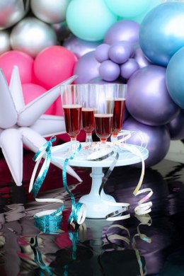 Kieliszki Plastikowe do Szampana Przezroczyste 150 ml 8 szt