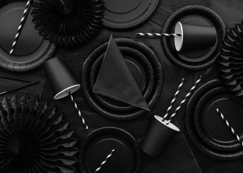 Kubeczki papierowe Czarny 250ml 6 szt