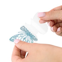 Naklejki Motyle Holograficzne - Zestaw Mix 12 sztuk