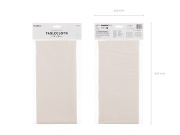 Obrus Syntetyczny Gładki Beżowy 137 x 183 cm