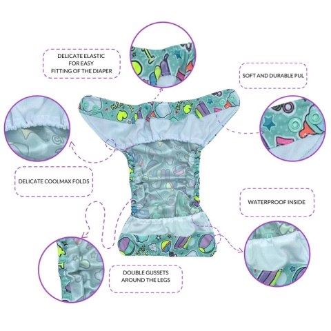 Otulacz noworodkowy 3-7kg - Ważki