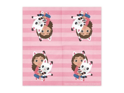 Serwetki Koci Domek Gabi Mix kolorów 33 x 33 cm 20 szt