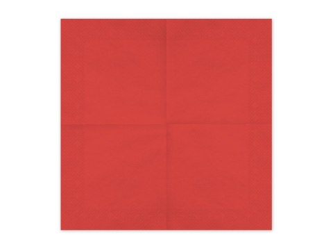 Serwetki papierowe Ciemny Czerwony 33x33cm 20szt