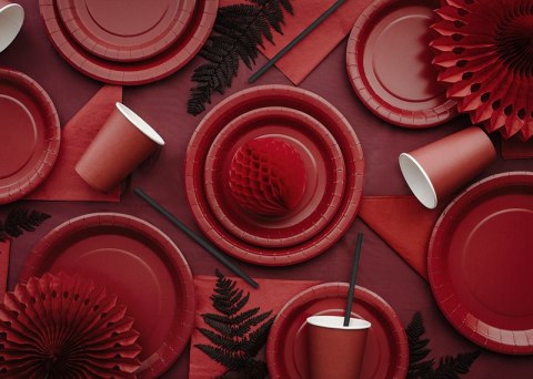 Serwetki papierowe Ciemny Czerwony 33x33cm 20szt