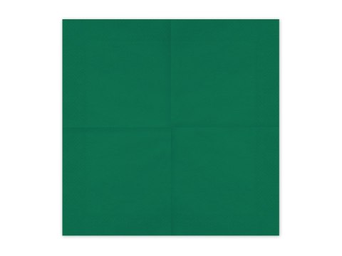 Serwetki papierowe Ciemny zielony Dark Green 33x33cm 20szt