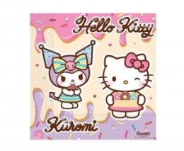 Serwetki papierowe Hello Kitty i Kuromi 33x33cm 20szt