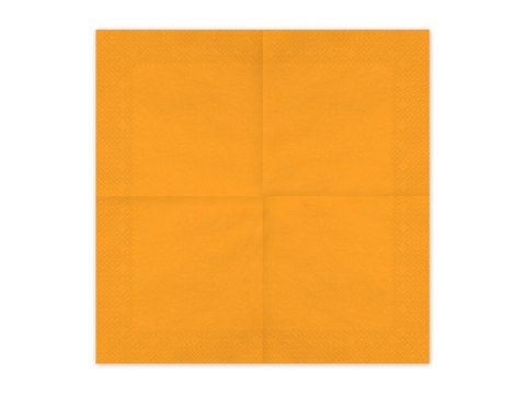 Serwetki papierowe Jasny Pomaranczowy 33x33cm 20szt