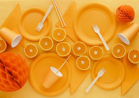 Serwetki papierowe Jasny Pomaranczowy 33x33cm 20szt