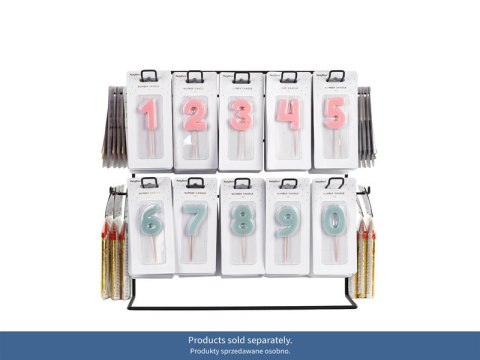 Stojak Ekspozytor Metalowy Czarny 43x21x41 cm