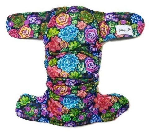 Pieluszka AIO (all in one) Sukulenty