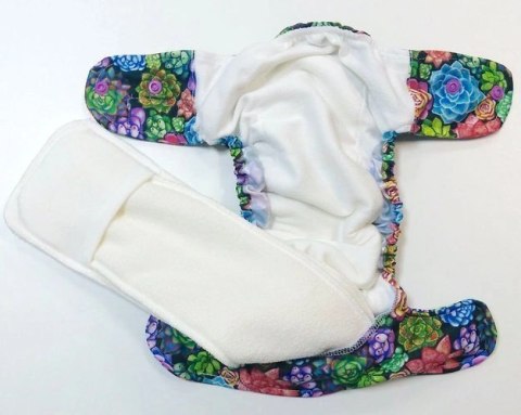 Pieluszka AIO (all in one) Sukulenty