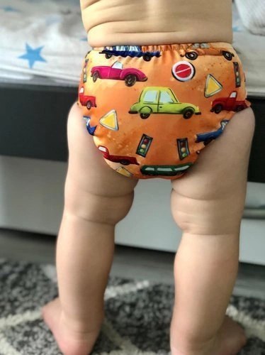 Pieluszka z kieszonką AUTA