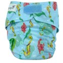 Pieluszka z kieszonką KONIK MORSKI 5-15kg - rzepy