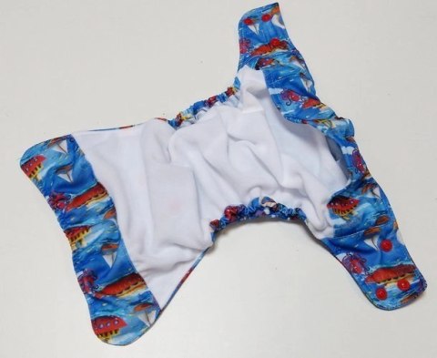 Pieluszka z kieszonką OS dwurzędowa, STATECZKI