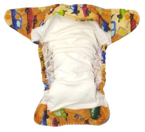 Pieluszka z kieszonką noworodkowa 3-7kg - AUTA