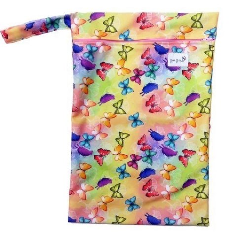 Średni worek na basen i pieluszki MOTYLE