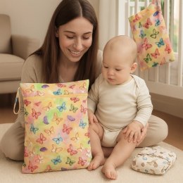 Średni worek na basen i pieluszki MOTYLE