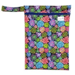 Średni worek na basen i pieluszki SUKULENTY