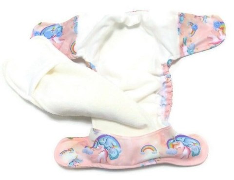 Pieluszka AIO (all in one) - Jednorożce