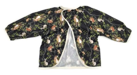 Śliniak fartuszek z rękawami - NOC W LESIE